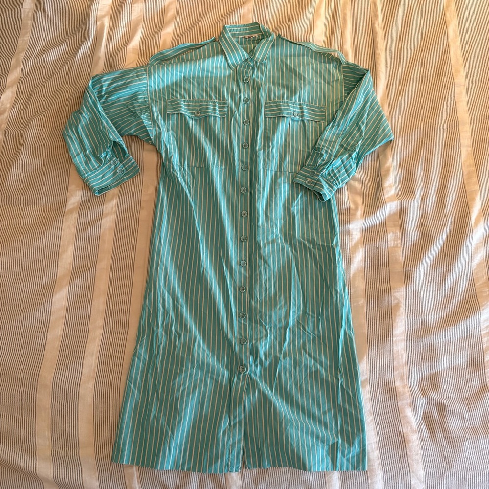Vintage Rodier Paris Shirtdress - Picture 2 of 7